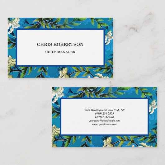 Blumengarten Visitenkarte (Vorne/Hinten)