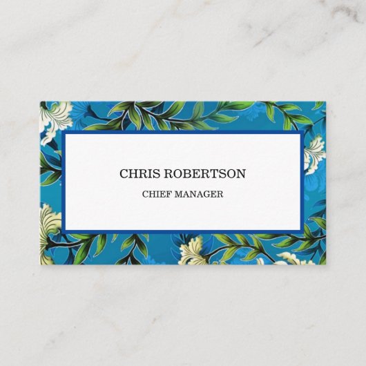 Blumengarten Visitenkarte (Vorderseite)