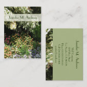 Blumengarten Visitenkarte (Vorne/Hinten)