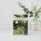 Blumengarten Visitenkarte (Stehend Vorderseite)