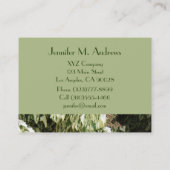 Blumengarten Visitenkarte (Rückseite)