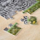 Blumengarten Vogelhaus Gemälde hinzufügen Ihr Foto Puzzle (Seite)