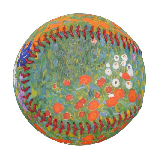Blumengarten von Gustav Klimt Baseball (Vorderseite Links)