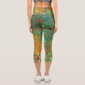 Blumengarten von Gustav Klimt  Capri Leggings (Rückseite)
