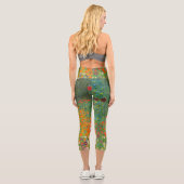Blumengarten von Gustav Klimt  Capri Leggings (Rückseite)