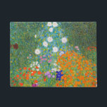 Blumengarten von Gustav Klimt Fußmatte<br><div class="desc">Bitte besuchen Sie meinen Laden für mehr interessantes Design und mehr Farbwahl.
=> zazzle.com/colorfulworld*</div>