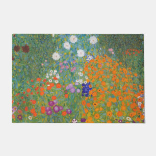 Blumengarten (von Gustav Klimt) Fußmatte
