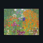 Blumengarten von Gustav Klimt Fußmatte<br><div class="desc">Bitte besuchen Sie meinen Laden für mehr interessantes Design und mehr Farbwahl.
=> zazzle.com/colorfulworld*</div>