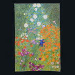 Blumengarten von Gustav Klimt Geschirrtuch<br><div class="desc">Bitte besuchen Sie mein Geschäft für mehr interessantes Design und mehr Farbwahl.
=> zazzle.com/colorfulworld*</div>