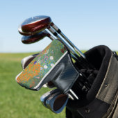 Blumengarten von Gustav Klimt Golf Headcover (In Situ)