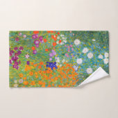 Blumengarten von Gustav Klimt Handtuch (Handtuch)