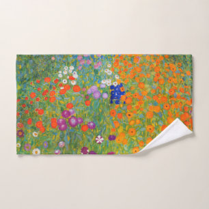 Blumengarten von Gustav Klimt Handtuch
