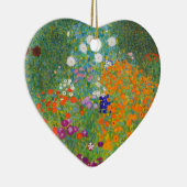 Blumengarten von Gustav Klimt Keramik Ornament (Rechts)