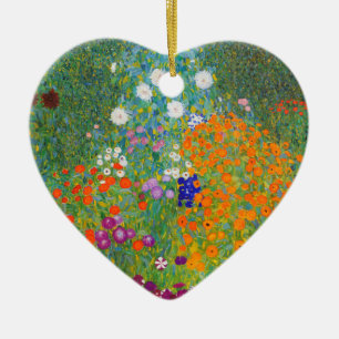 Blumengarten von Gustav Klimt Keramik Ornament