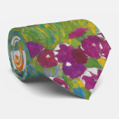 Blumengarten (von Gustav Klimt) Krawatte (Gerollt)