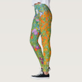 Blumengarten von Gustav Klimt Leggings (Links)