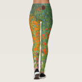 Blumengarten von Gustav Klimt Leggings (Rückseite)