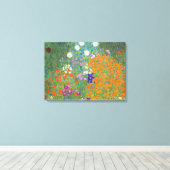 Blumengarten von Gustav Klimt Leinwanddruck (Insitu (Holzboden))