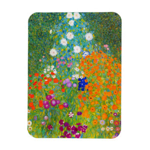 Blumengarten von Gustav Klimt,Magnet Magnet