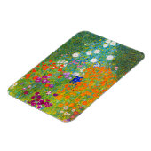 Blumengarten von Gustav Klimt,Magnet Magnet (Linke Seite)