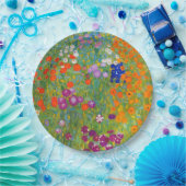 Blumengarten von Gustav Klimt Pappteller (Party)