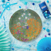 Blumengarten (von Gustav Klimt) Pappteller (Party)