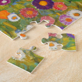 Blumengarten von Gustav Klimt Puzzle (Seite)