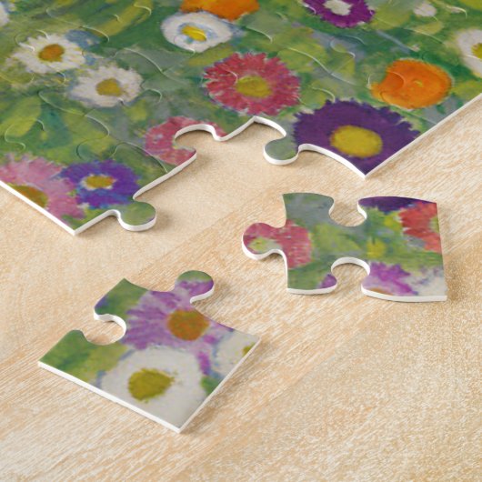 Blumengarten von Gustav Klimt Puzzle (Seite)