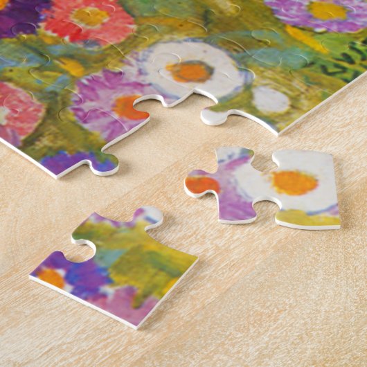 Blumengarten von Gustav Klimt Puzzle (Seite)