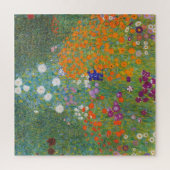 Blumengarten (von Gustav Klimt) Puzzle (Vertikal)