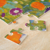 Blumengarten von Gustav Klimt Puzzle (Seite)