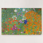 Blumengarten von Gustav Klimt Puzzle<br><div class="desc">Bitte besuchen Sie meinen Laden für mehr interessantes Design und mehr Farbwahl.
=> zazzle.com/colorfulworld*</div>