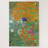 Blumengarten von Gustav Klimt Puzzle (Vertikal)