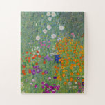 Blumengarten von Gustav Klimt Puzzle<br><div class="desc">Schönes Gemälde eines Blumengartens von Gustav Klimt. Besuchen Sie unseren Shop,  um mehr wunderschöne Kunstpuzzles und mehr Gustav Klimt Rätsel zu finden!</div>
