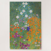 Blumengarten von Gustav Klimt Puzzle (Vertikal)