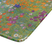 Blumengarten (von Gustav Klimt) Schneidebrett (Ecke)