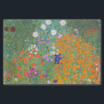 Blumengarten von Gustav Klimt Seidenpapier<br><div class="desc">Schönes farbenfrohes Gemälde eines Blumengartens von Gustav Klimt. Phantastische Farbvariationen und wunderschöne Blume passen einfach wunderschön zu vielen wunderbaren Produkten und Geschenkideen.</div>