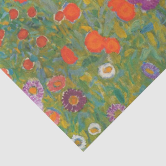 Blumengarten (von Gustav Klimt) Seidenpapier (Ausschnitt)
