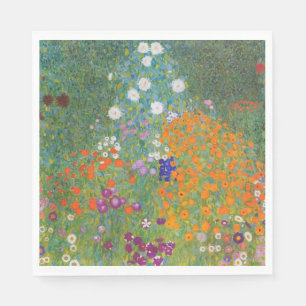 Blumengarten (von Gustav Klimt) Serviette