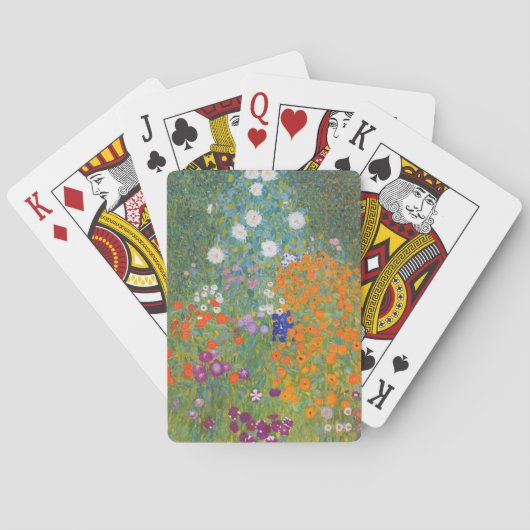 Blumengarten (von Gustav Klimt) Spielkarten (Rückseite)
