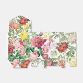 Blumengarten, Wasserfarbe & geometrische Hochzeit Geschenkschachtel (Ungefaltet)