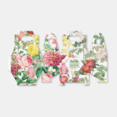 Blumengarten, Wasserfarbe & geometrische Hochzeit Geschenkschachtel (Ungefaltet)