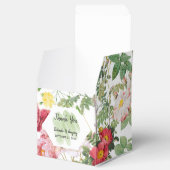 Blumengarten, Wasserfarbe & geometrische Hochzeit Geschenkschachtel (Geöffnet)