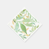 Blumengarten Wasserfarbe Papier Napkins Serviette (Ecke)