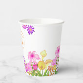 Blumengarten White Pappbecher (Links)