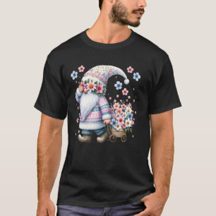 Blumengarten-Zwerg-Vater für Frauen und Gartenarbe T-Shirt