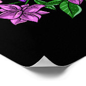 Blumengartenanatomie Poster (Ecke)