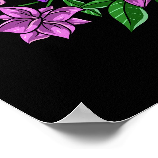 Blumengartenanatomie Poster (Ecke)