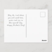 Blumengartenbibel der Inspirationsmutter Postkarte (Rückseite)