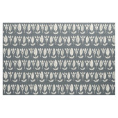 Blumengartenblock Elfenbein Stoff (Fat Quarter (45,7 x 55,9 cm))